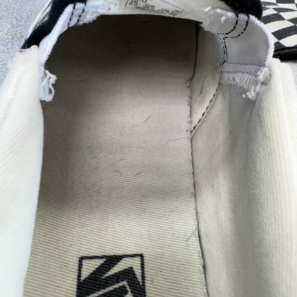 VANS Classic Slip On Shoes Black & White Checkered Youth  6 UK 5 Size - Picture 7 of 10